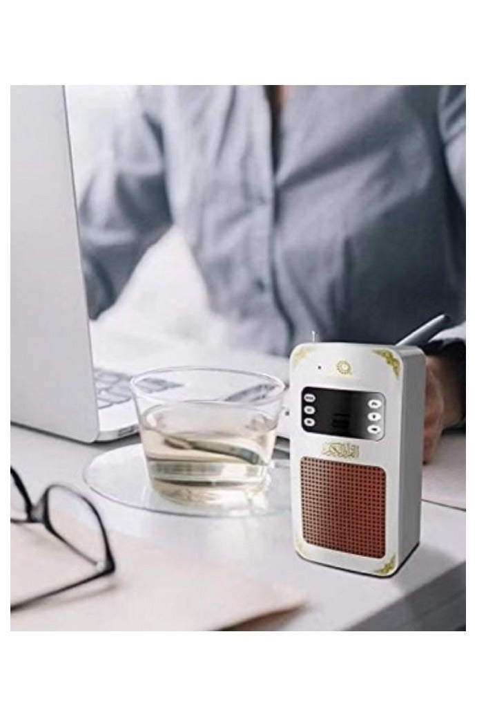 AREEFA Bluetooth Quran Speaker White - Image 3